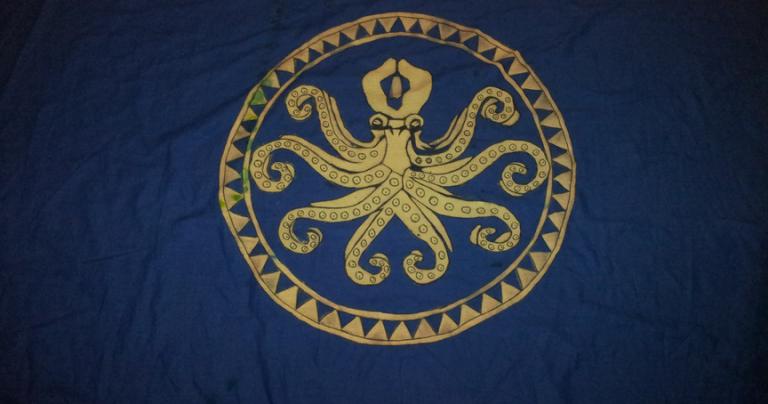 Oktopus Wappen