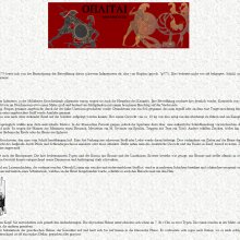 First Version of the Hetairoi Website